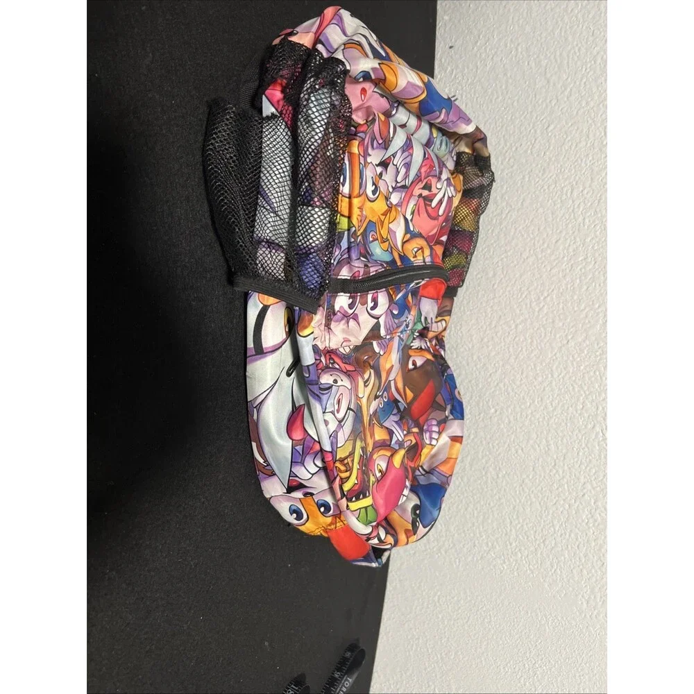 Sonic the Hedgehog Large Backpack Tails Shadow Knuckles Super Sonic Bag Sega